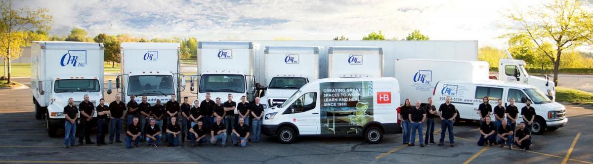 Wide angle of OFR Boise's team and fleet